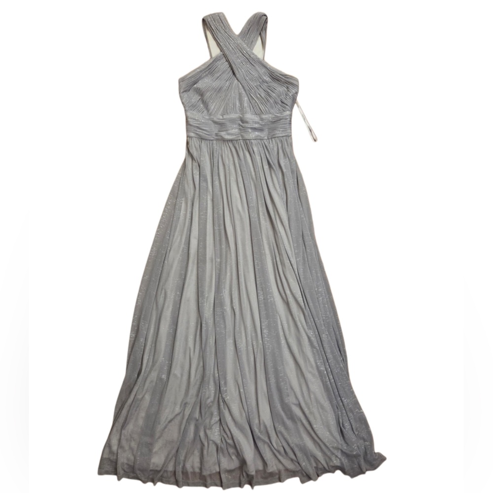 Calvin Klein Silver Maxi Dress